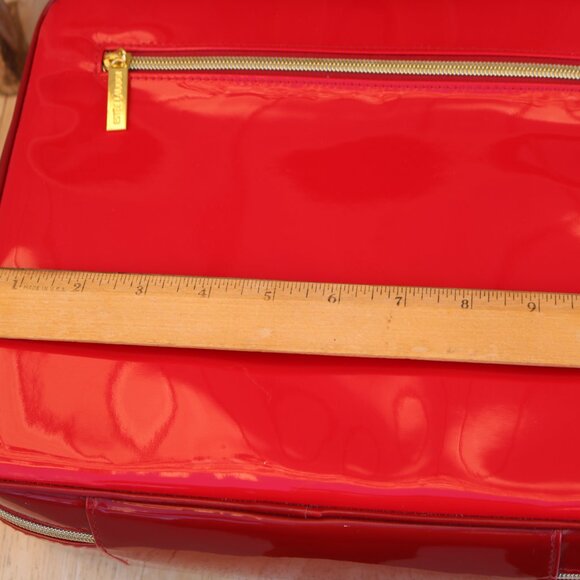 Estee Lauder Make Up Bag Red Case Cosmetic Bag - Picture 9 of 15